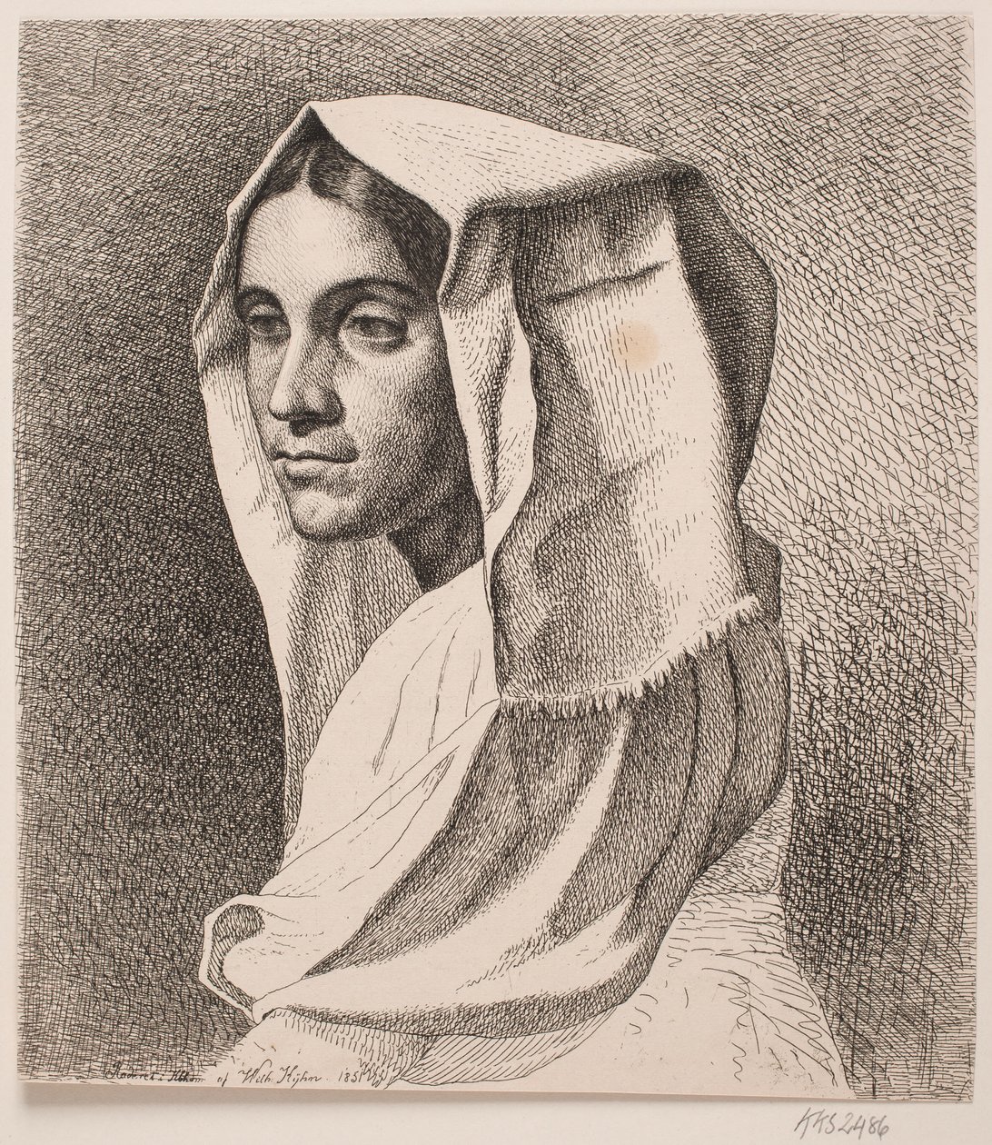 Italienisches Bauernmädchen von Vilhelm Kyhn