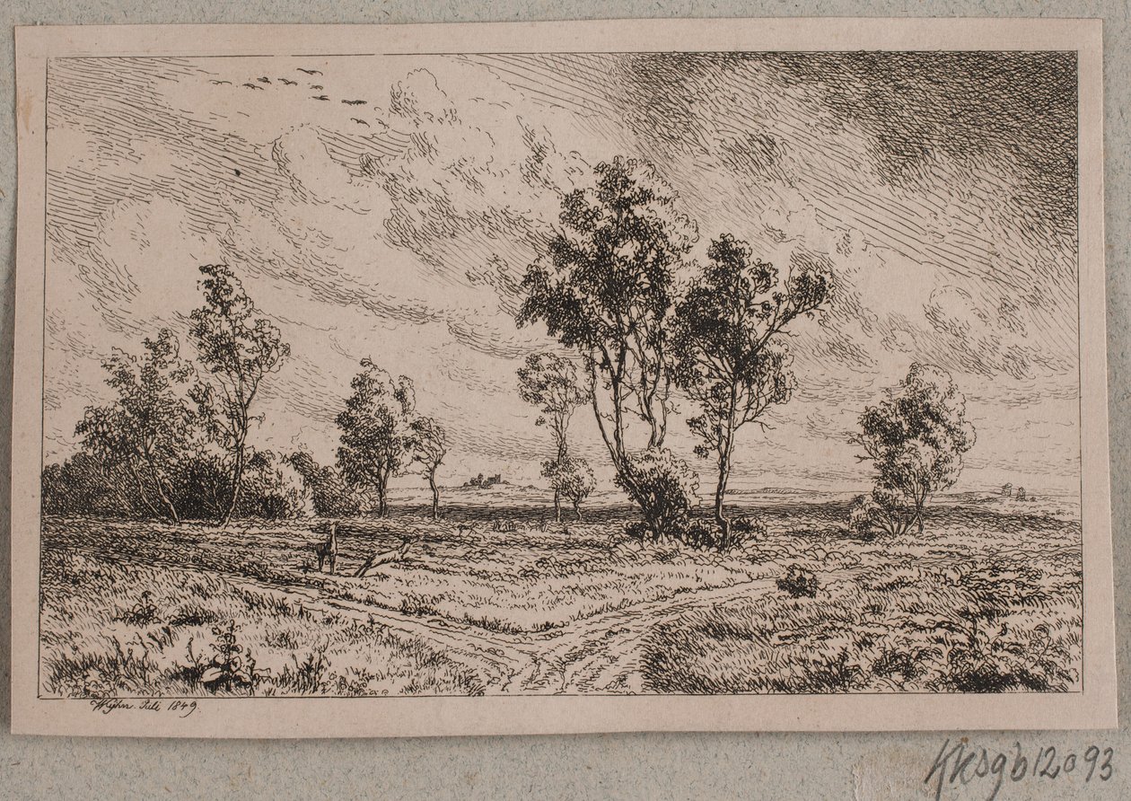Landschaft bei stürmischem Wetter von Vilhelm Kyhn