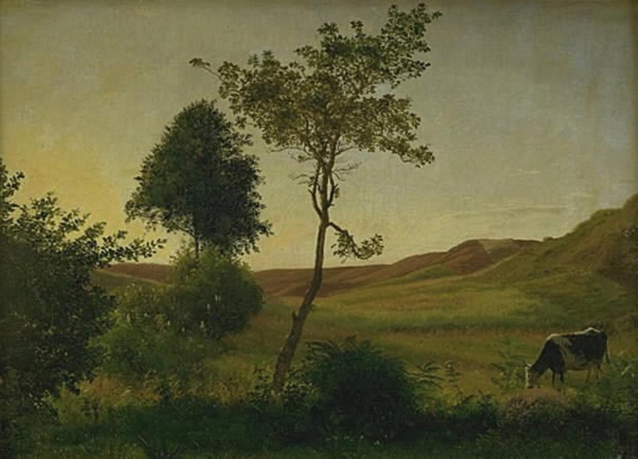 Landschaft bei Hald gegen Abend von Vilhelm Kyhn