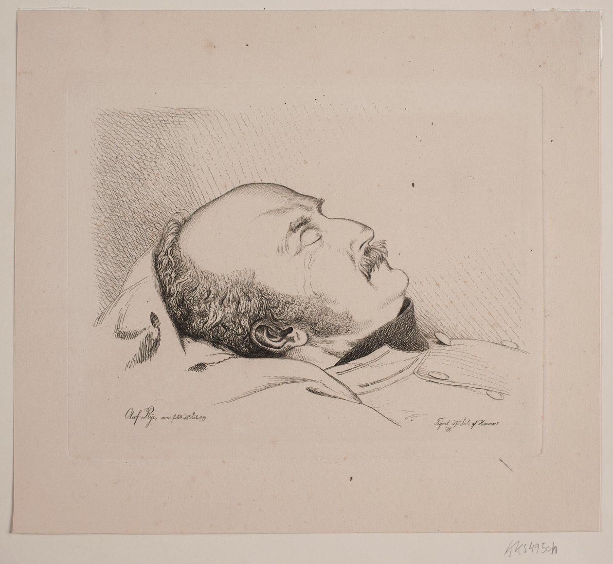 Olaf Rye als Leiche von Vilhelm Kyhn