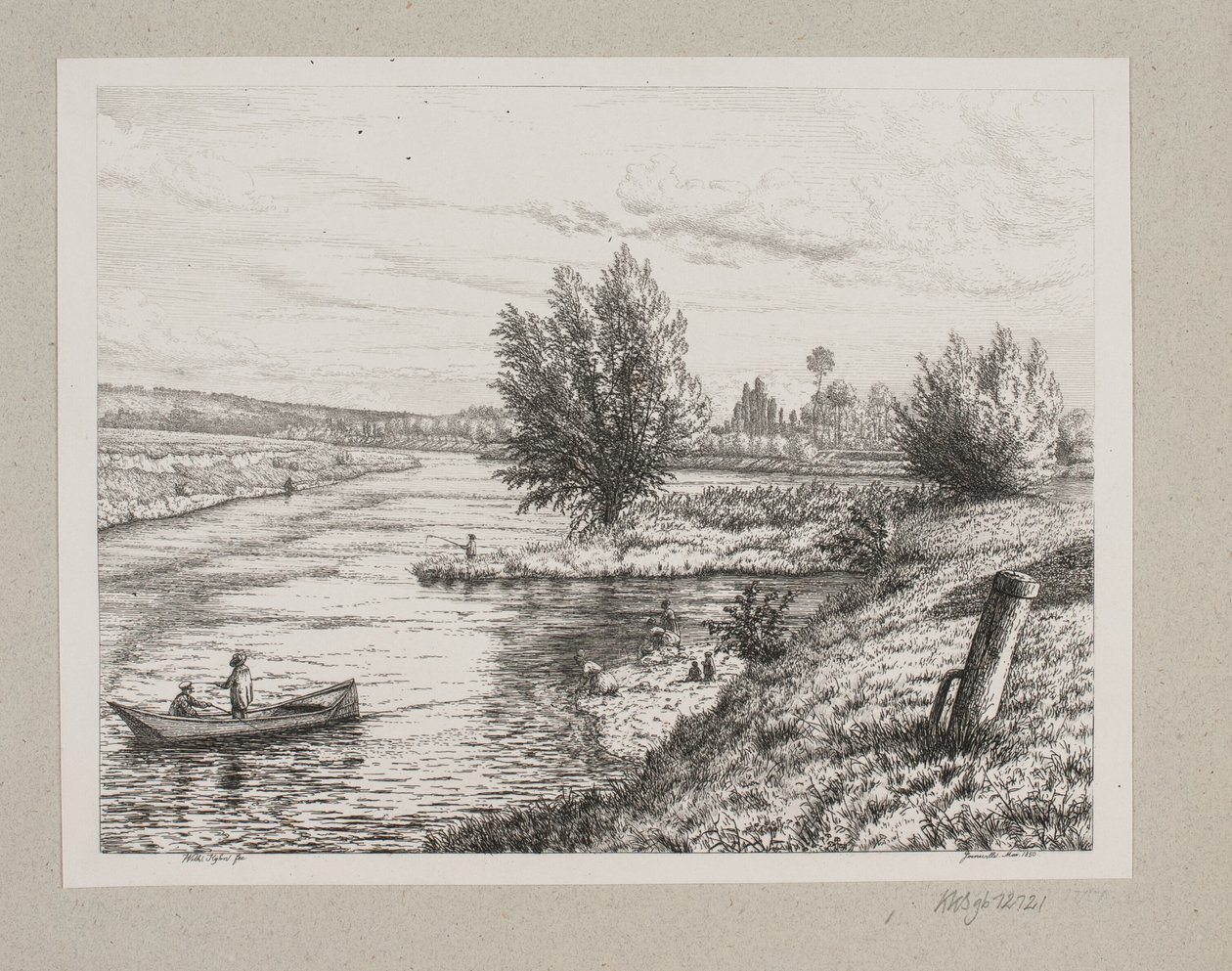Partie am Fluss Marne von Vilhelm Kyhn