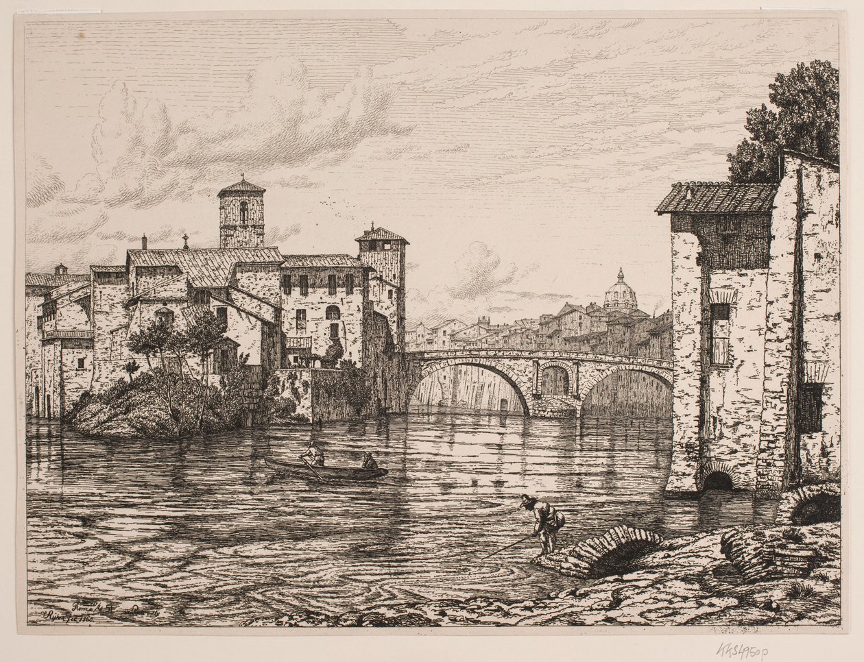 Teil bei Ponte Rotto in Rom von Vilhelm Kyhn
