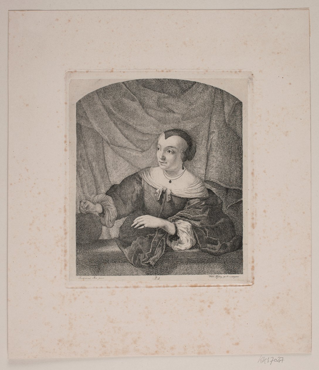 Porträt von Ferdinand Bols Frau von Vilhelm Kyhn