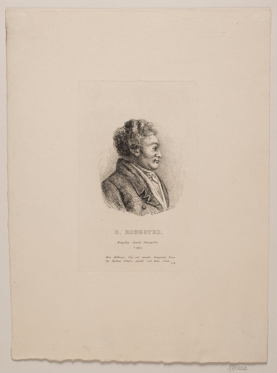 Porträt des Schauspielers Rongsted von Vilhelm Kyhn