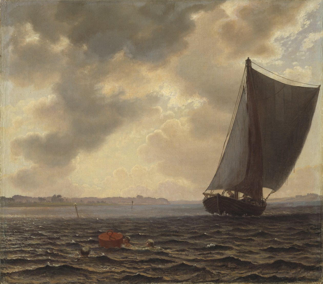 Segelboote im Guldborg Sund von Vilhelm Kyhn