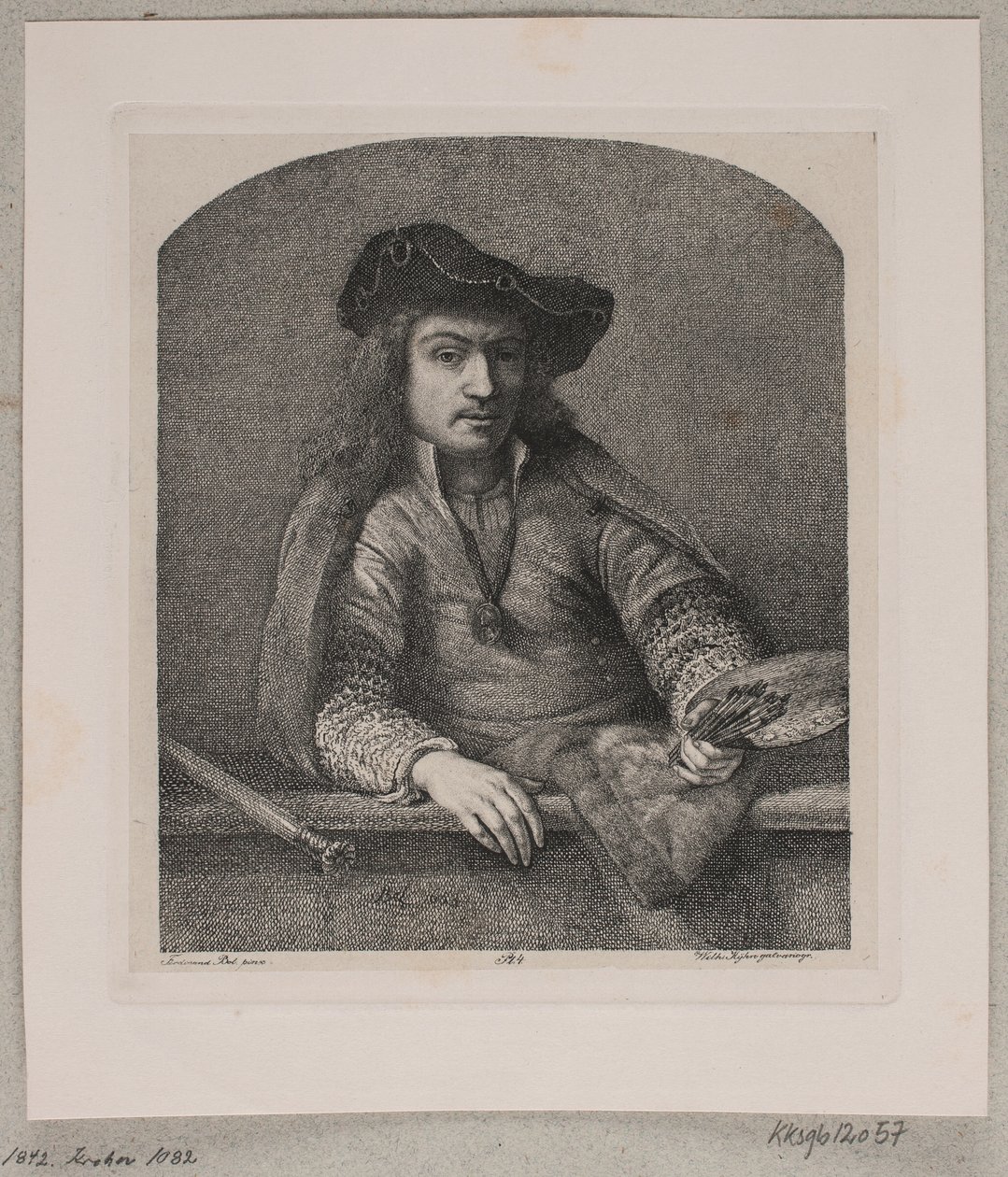 Selbstporträt von Ferdinand Bol von Vilhelm Kyhn