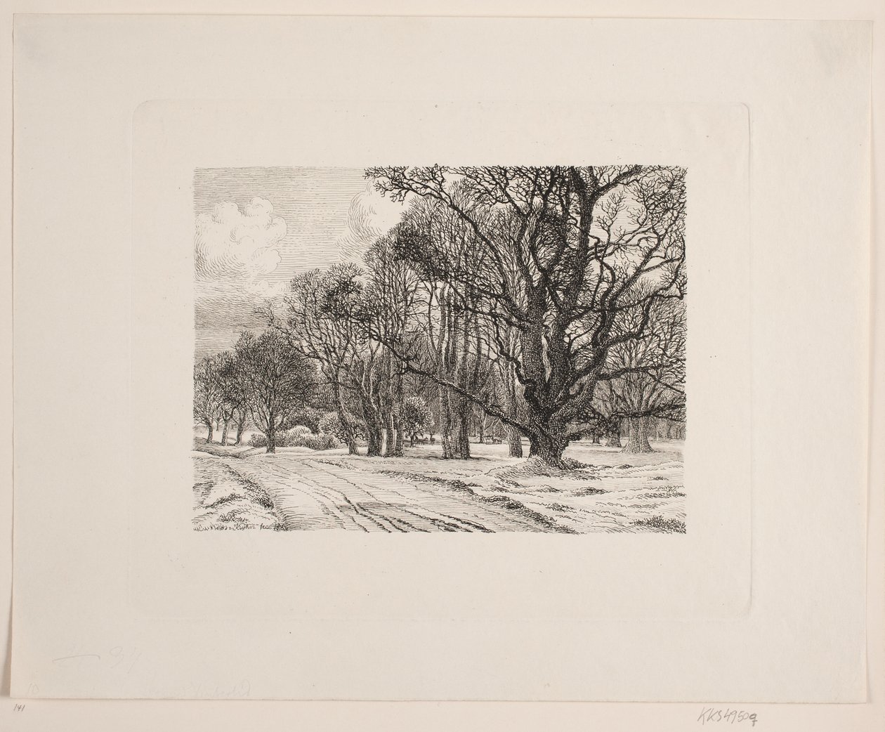 Winter im Wald von Vilhelm Kyhn
