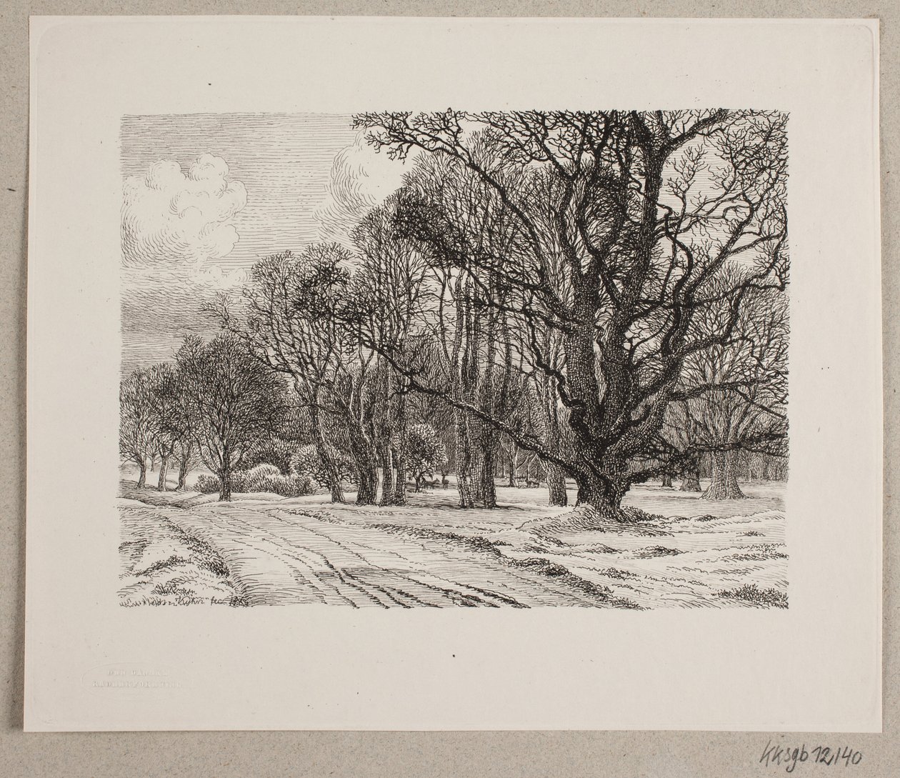 Winter im Wald von Vilhelm Kyhn