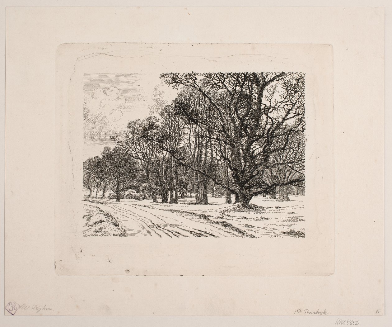 Winter im Wald von Vilhelm Kyhn