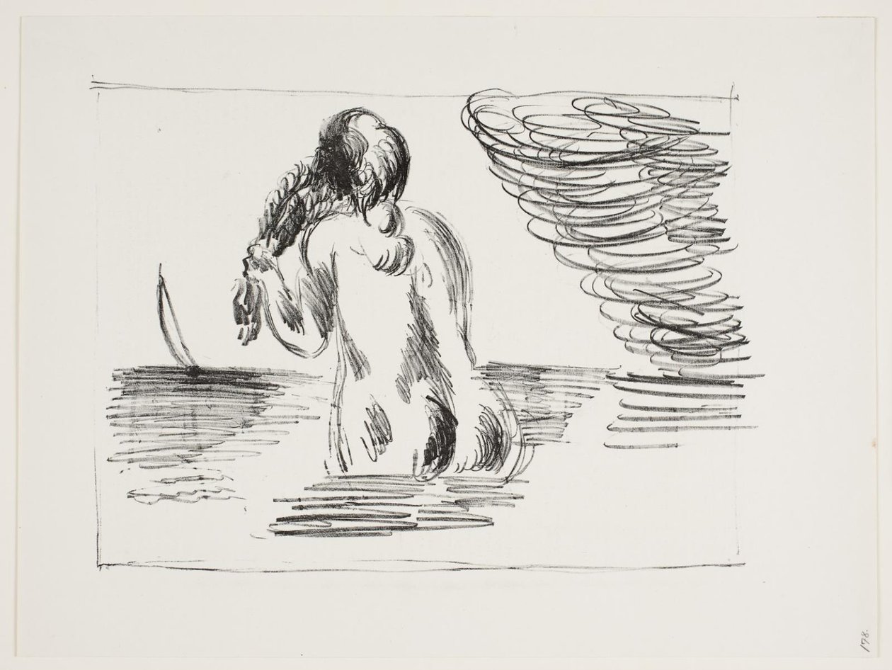 Badendes Mädchen von Vilhelm Lundstrøm