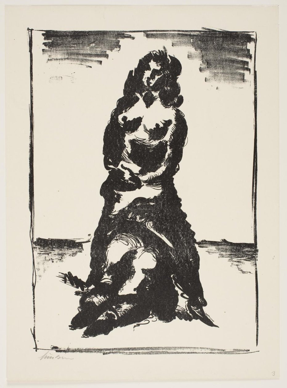 Blatt aus "Klingens Kunstnermappe Nr. 2" von Vilhelm Lundstrøm