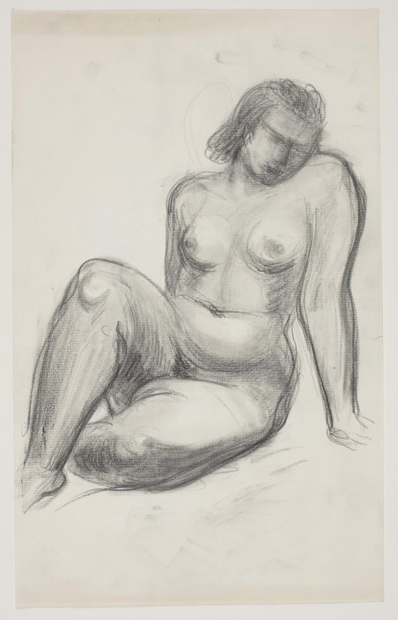 Sitzendes weibliches Modell von Vilhelm Lundstrøm