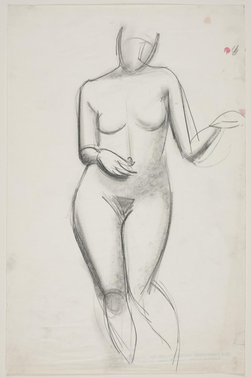 Stehendes weibliches Modell von Vilhelm Lundstrøm
