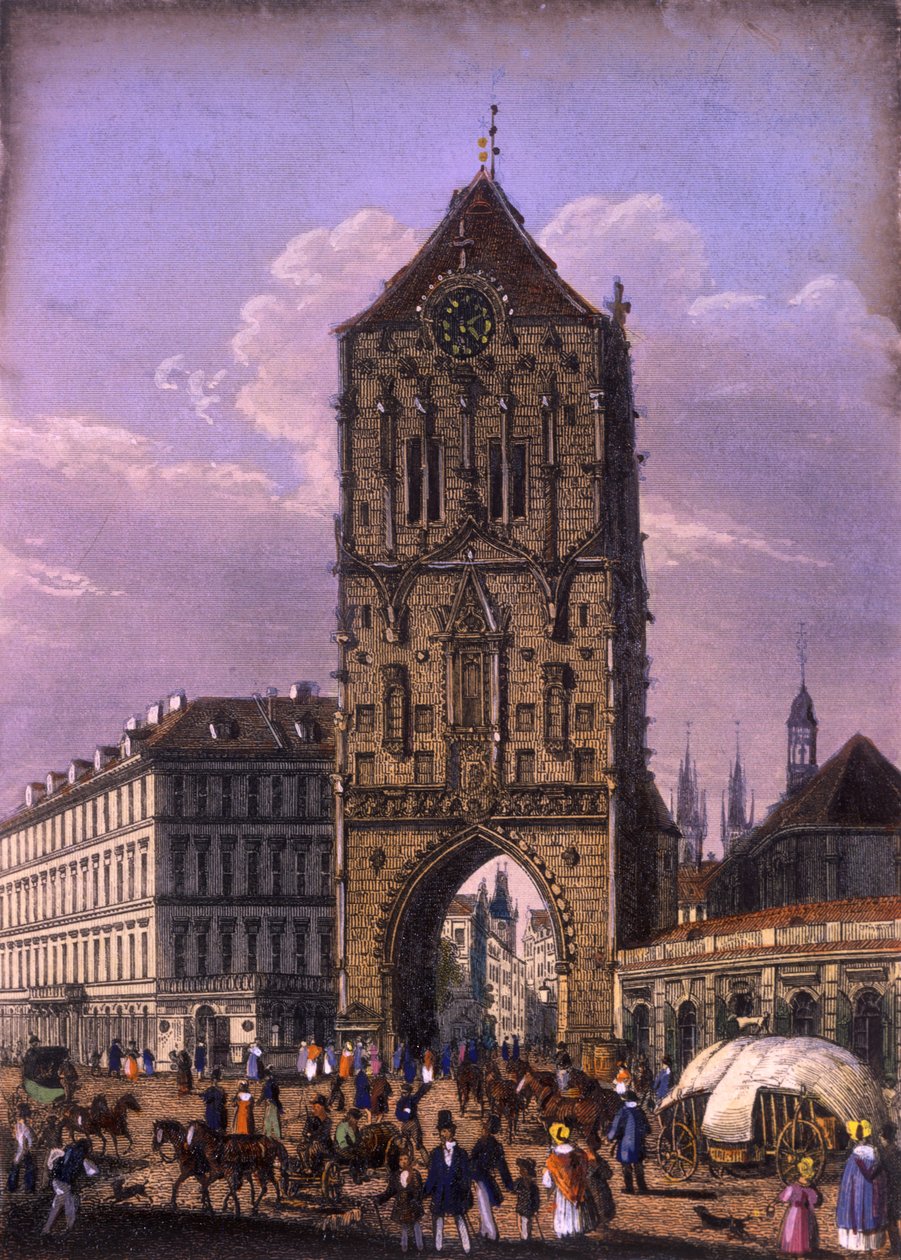Pulverturm, Prag von Vincenc Morstadt