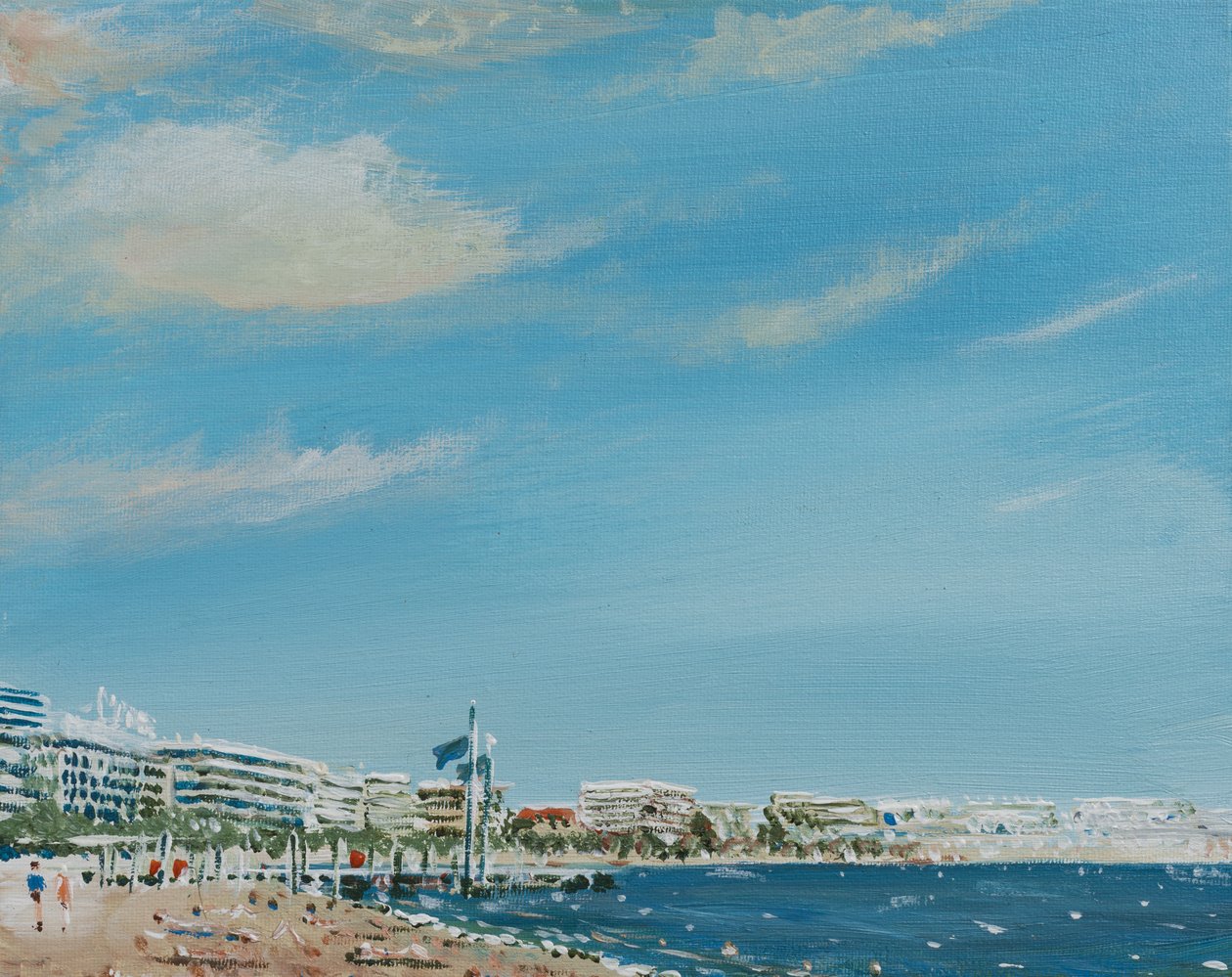 Cannes Meeresfront, 2014 von Vincent Alexander Booth