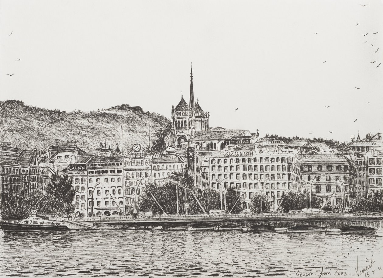 Stadt Genf von Vincent Alexander Booth