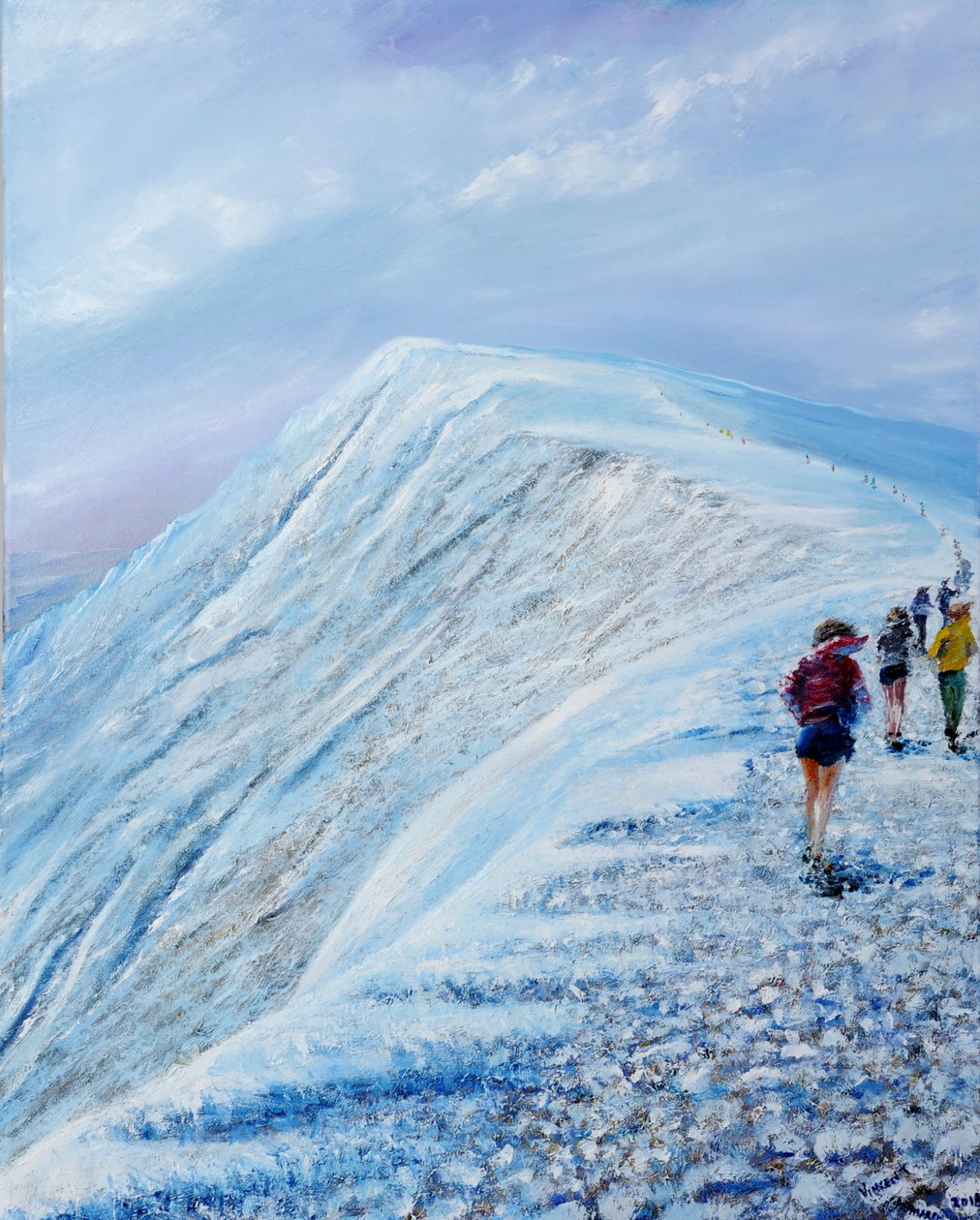 Rennen auf Helvellyn, 2018 von Vincent Alexander Booth