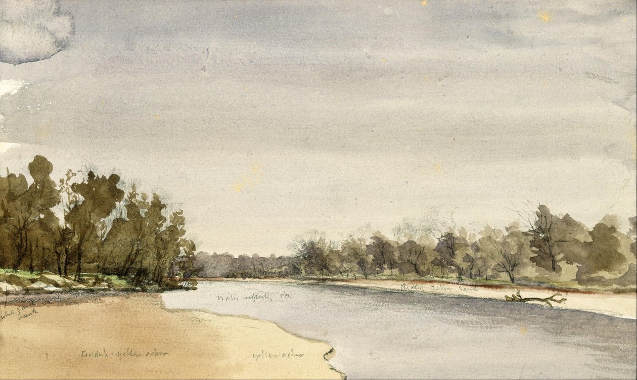 Szene am kanadischen Fluss von Vincent Colyer