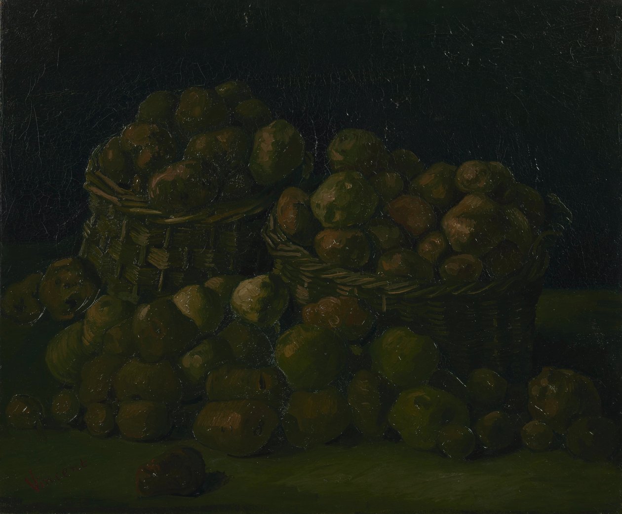 Körbe mit Kartoffeln von Vincent van Gogh