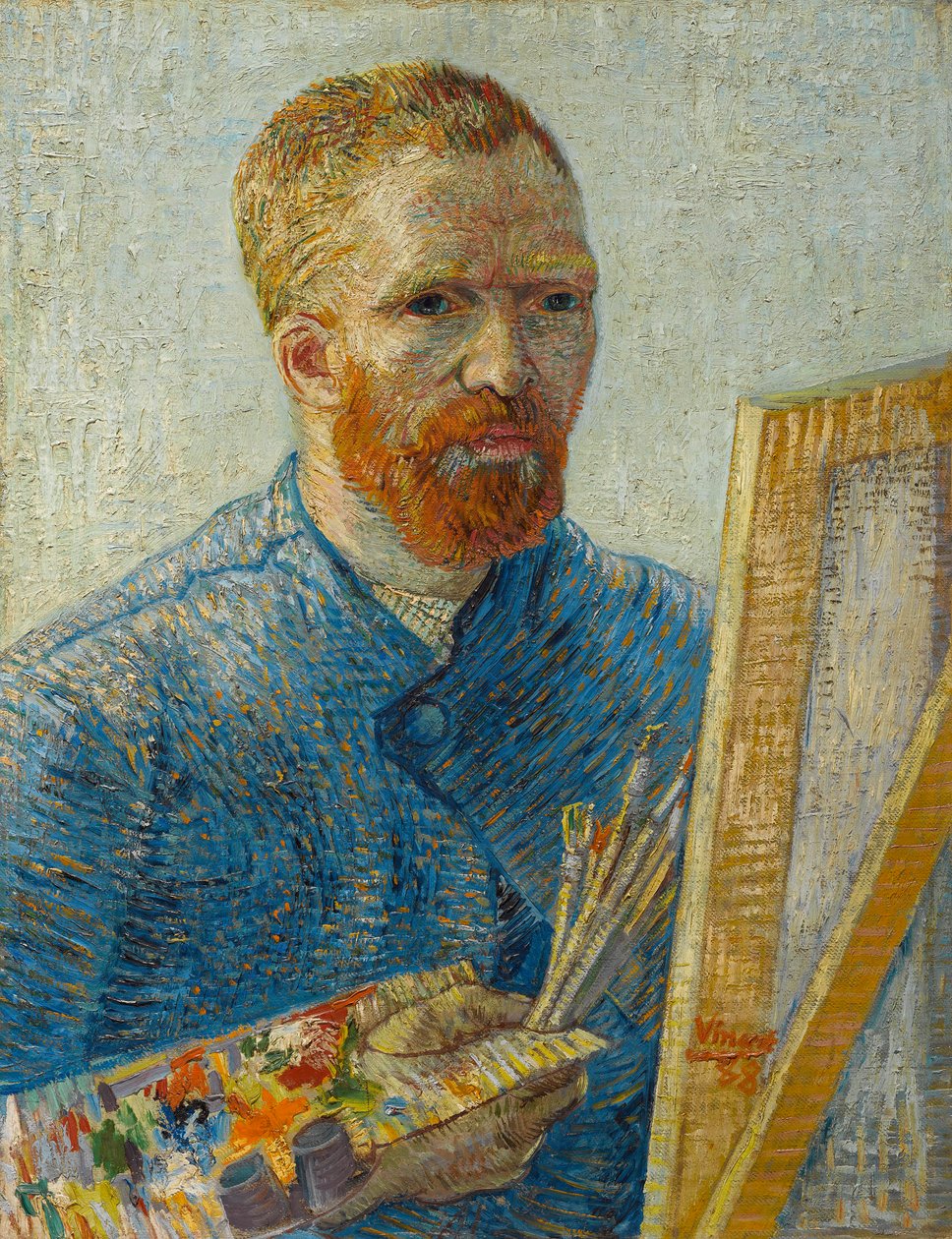 Selbstporträt als Maler von Vincent van Gogh