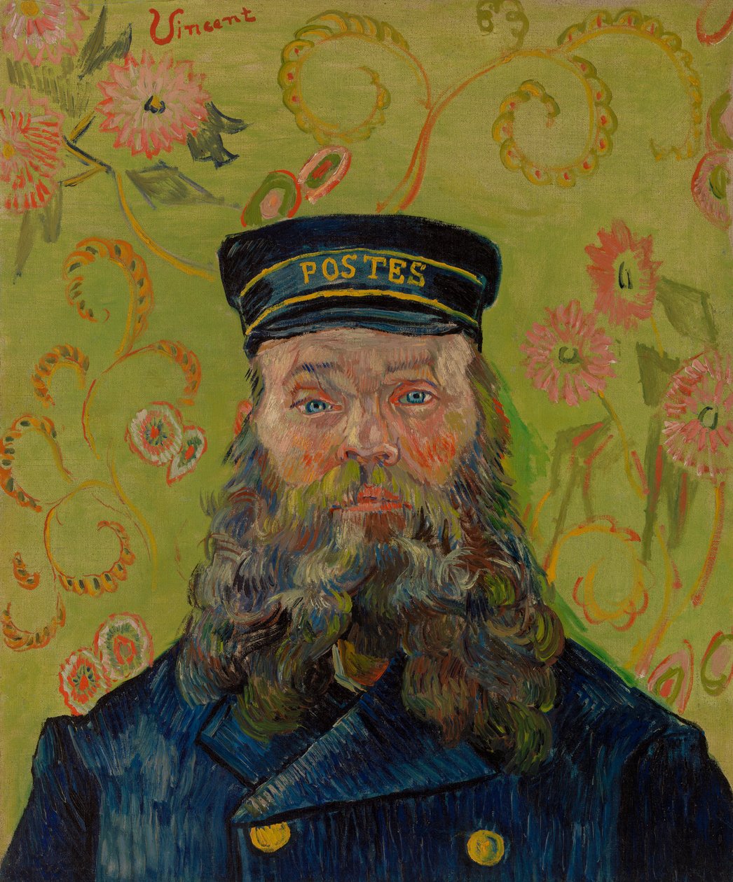 Der Postbote (Joseph-Étienne Roulin) von Vincent van Gogh