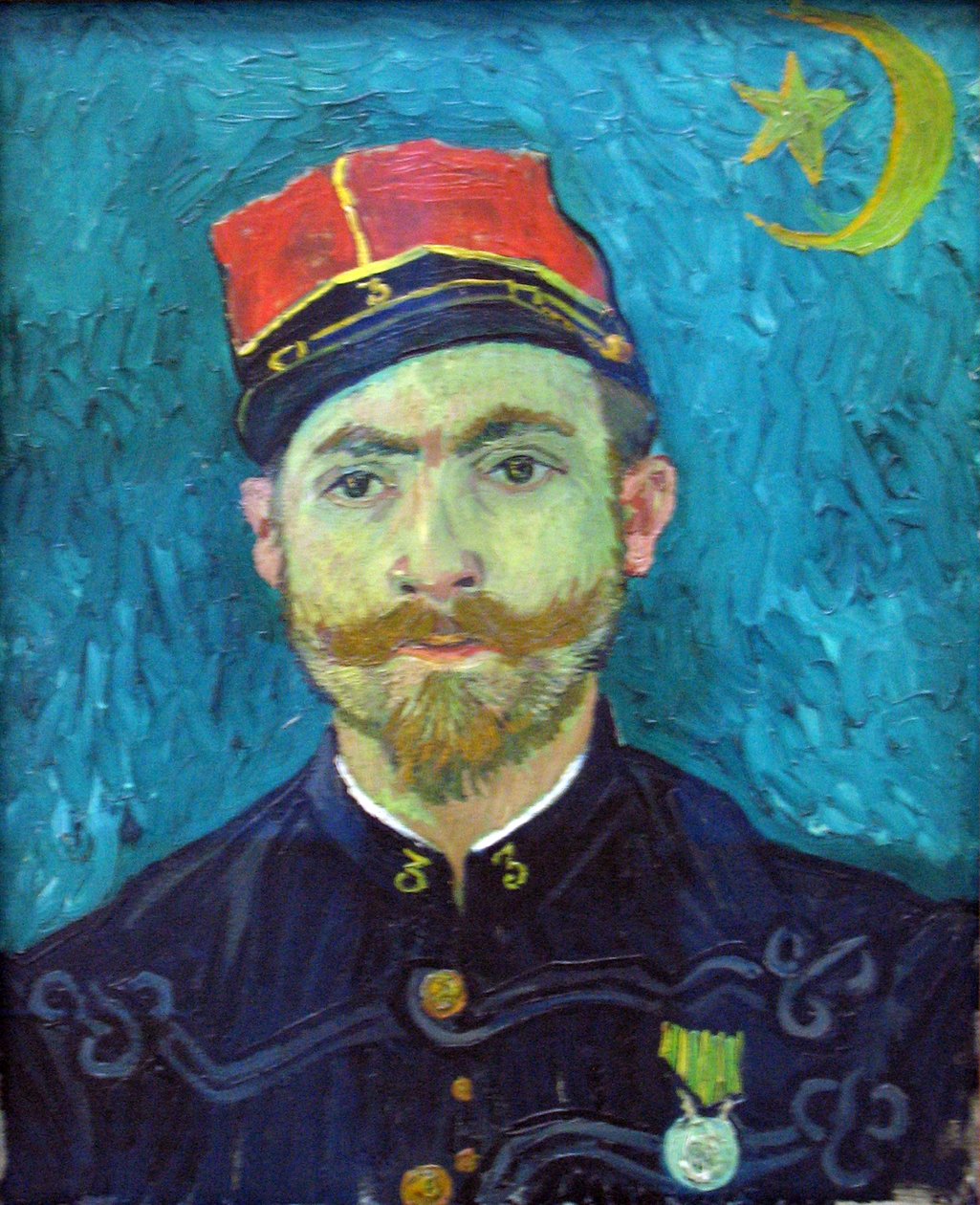 Der Liebhaber (Porträt von Lieutenant Milliet) von Vincent van Gogh