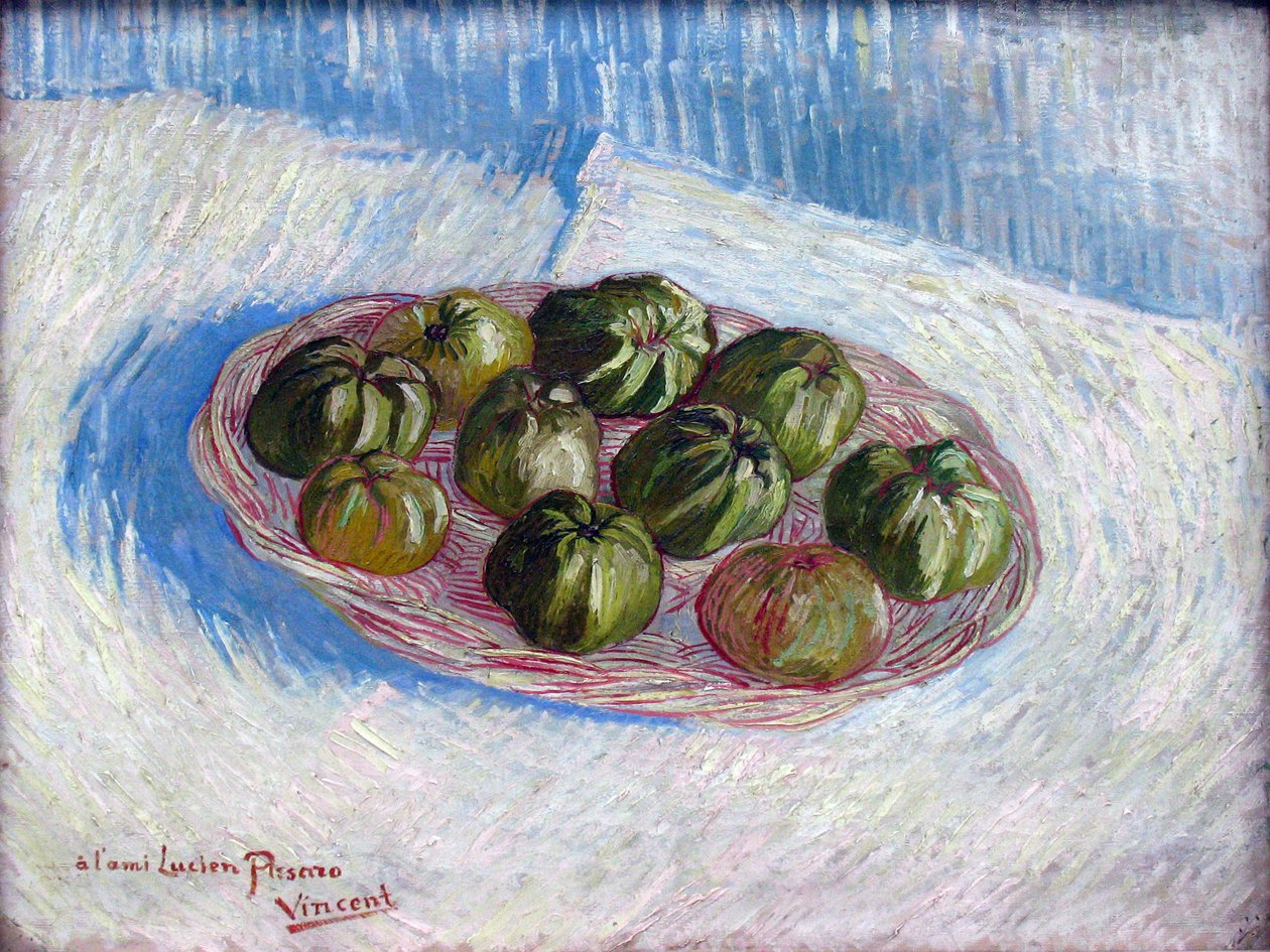 Korb mit Äpfeln von Vincent van Gogh