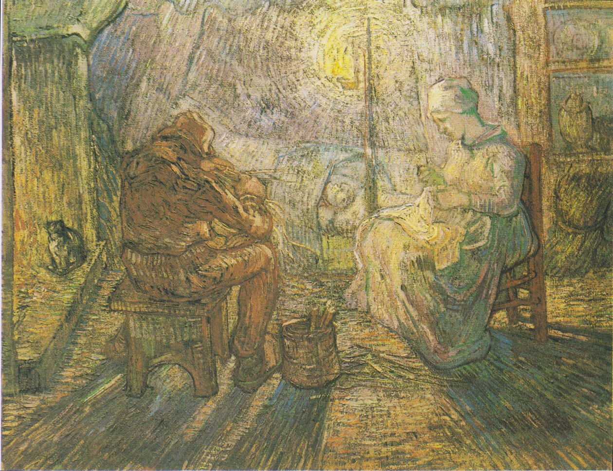 Abendstunde (nach Millet) von Vincent van Gogh