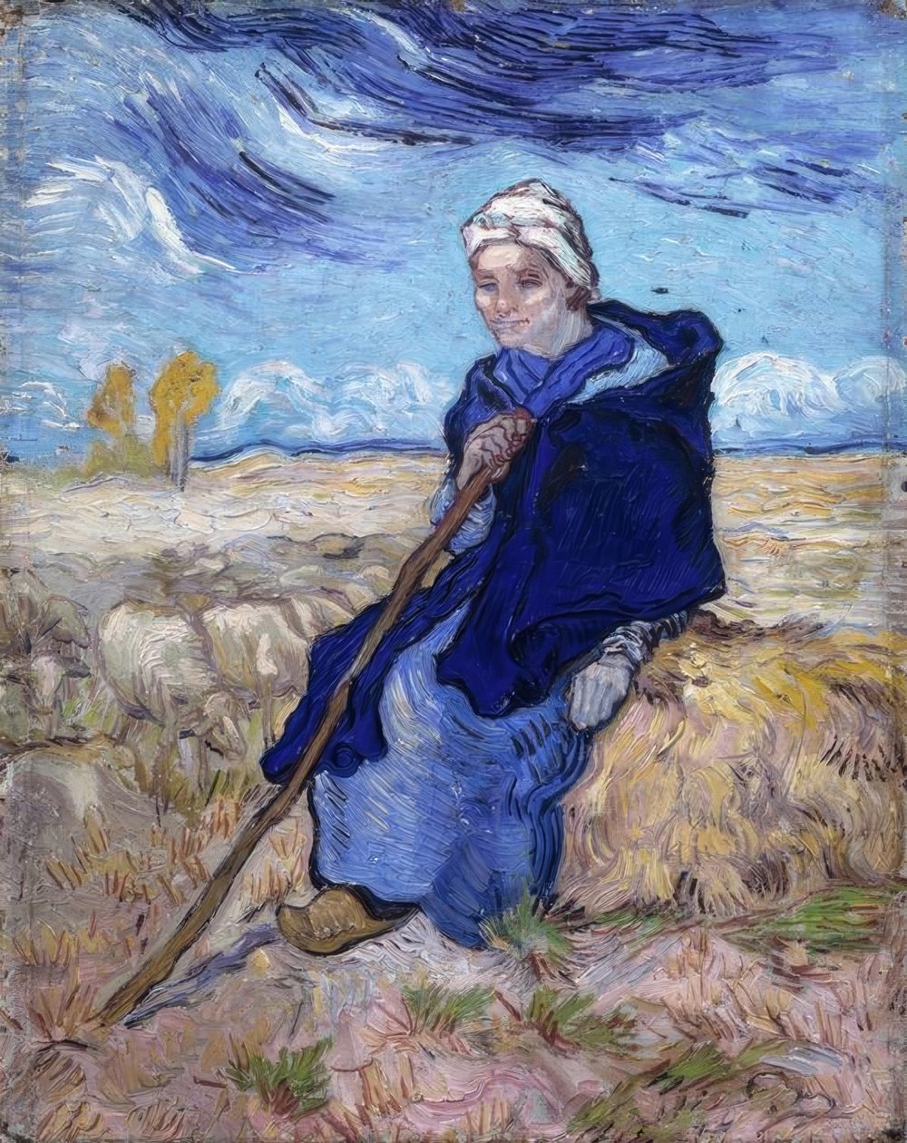 Die Schäferin von Vincent van Gogh