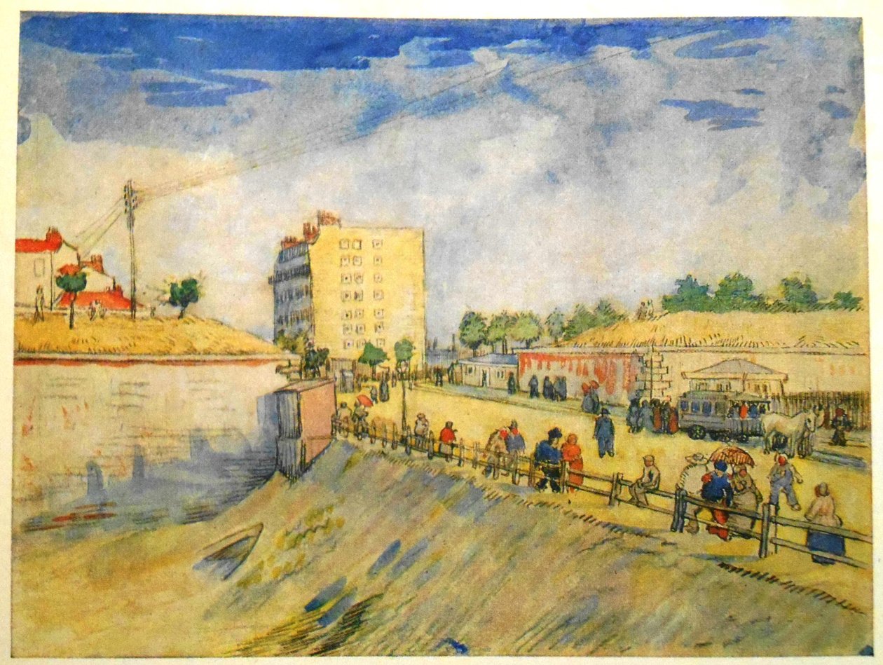 Einfahrt nach Paris mit Pferdebahn von Vincent van Gogh
