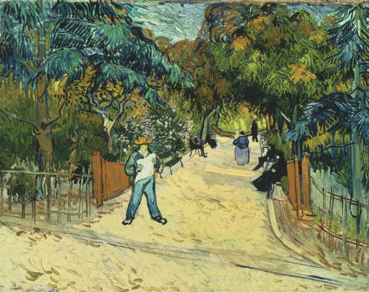 Eingang zu den öffentlichen Gärten in Arle von Vincent van Gogh