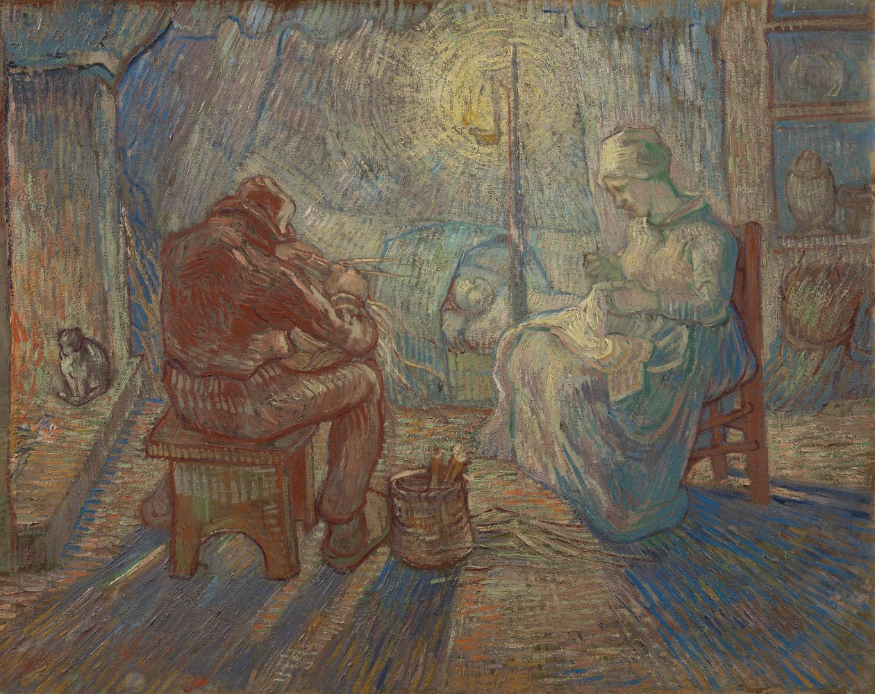 Abend (nach Millet) von Vincent van Gogh