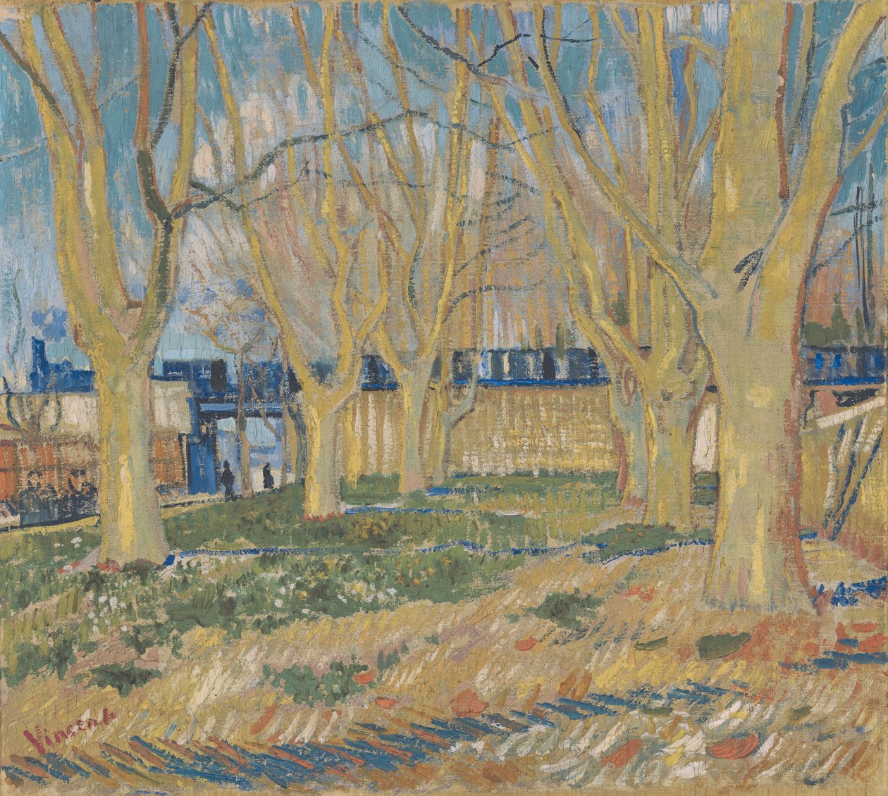 Der Blaue Zug von Vincent van Gogh