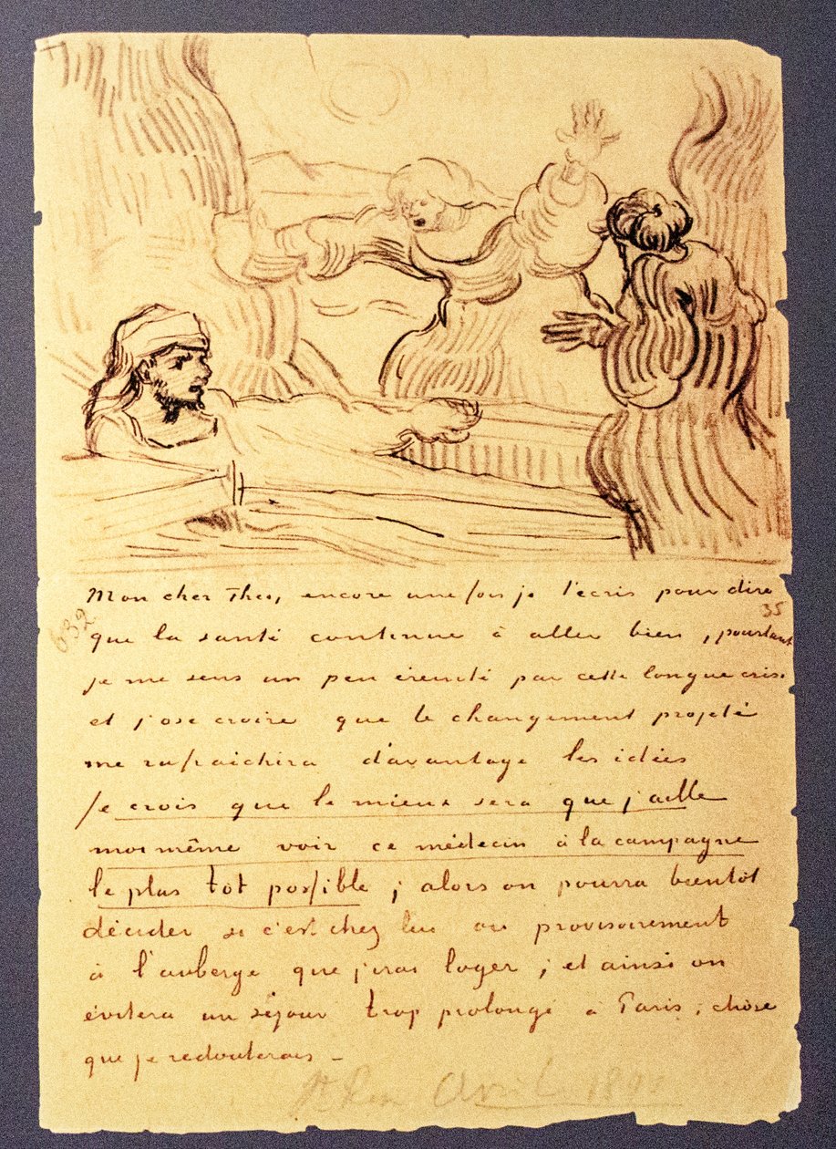 Brief von Van Gogh an seinen Bruder Theo von Vincent van Gogh