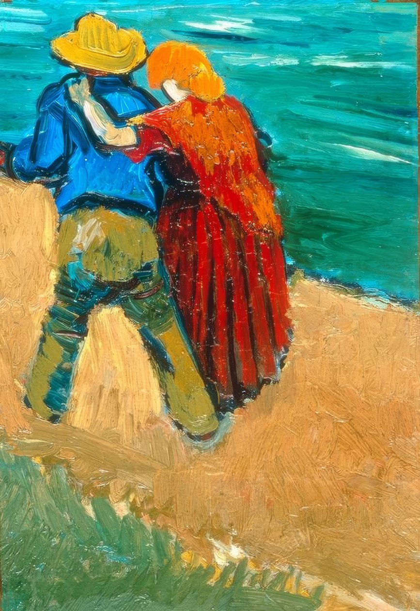 Liebespaar in Arles von Vincent van Gogh