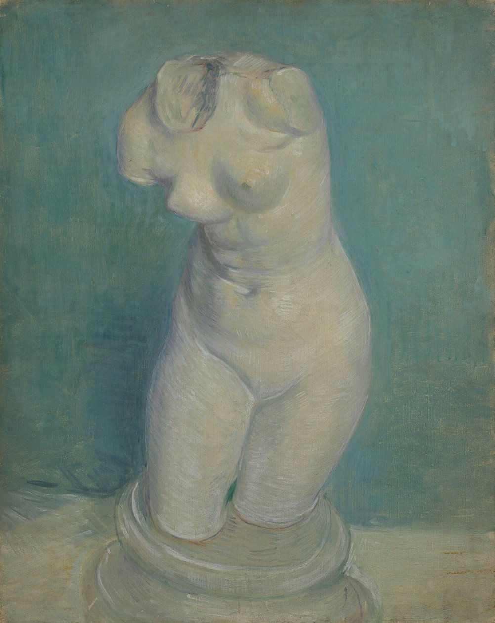 Gipsabdruck eines Frauentorsos von Vincent van Gogh