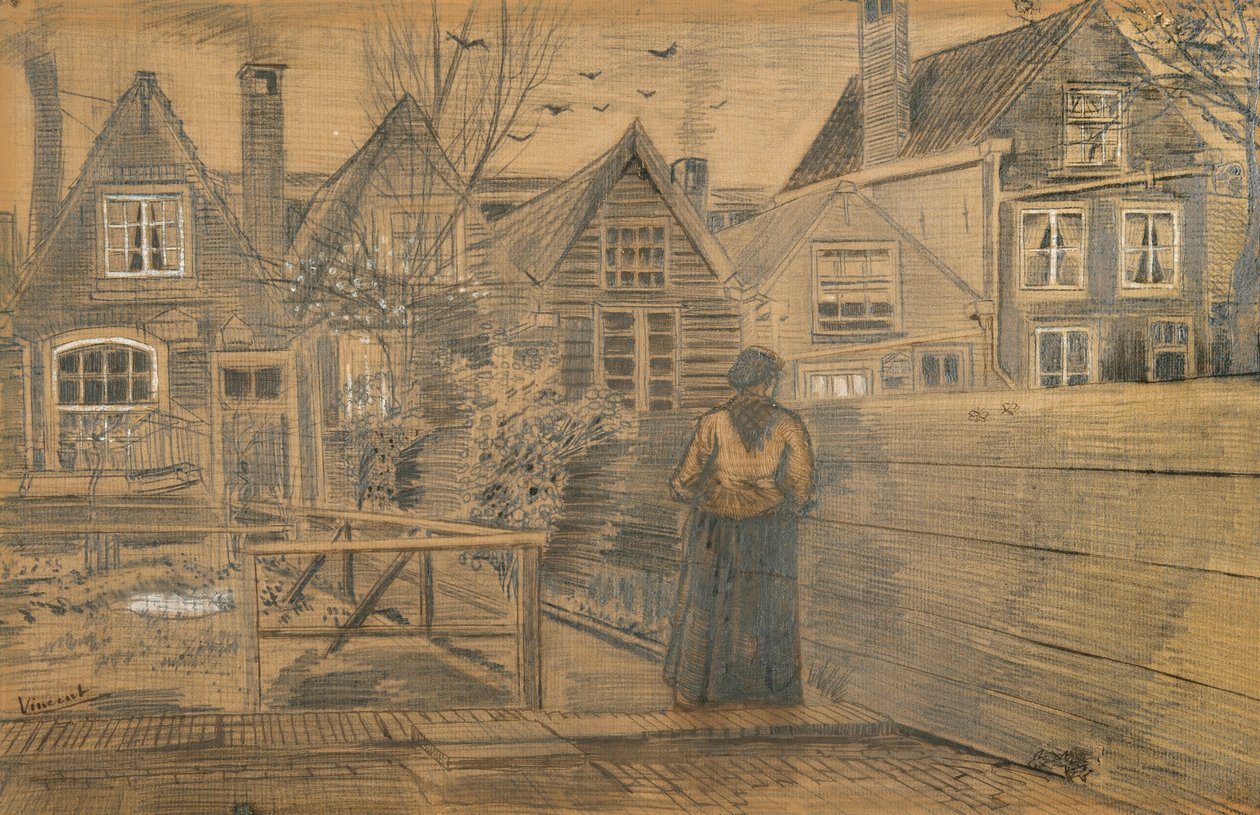 Haus von Siens Mutter (1882) von Vincent van Gogh
