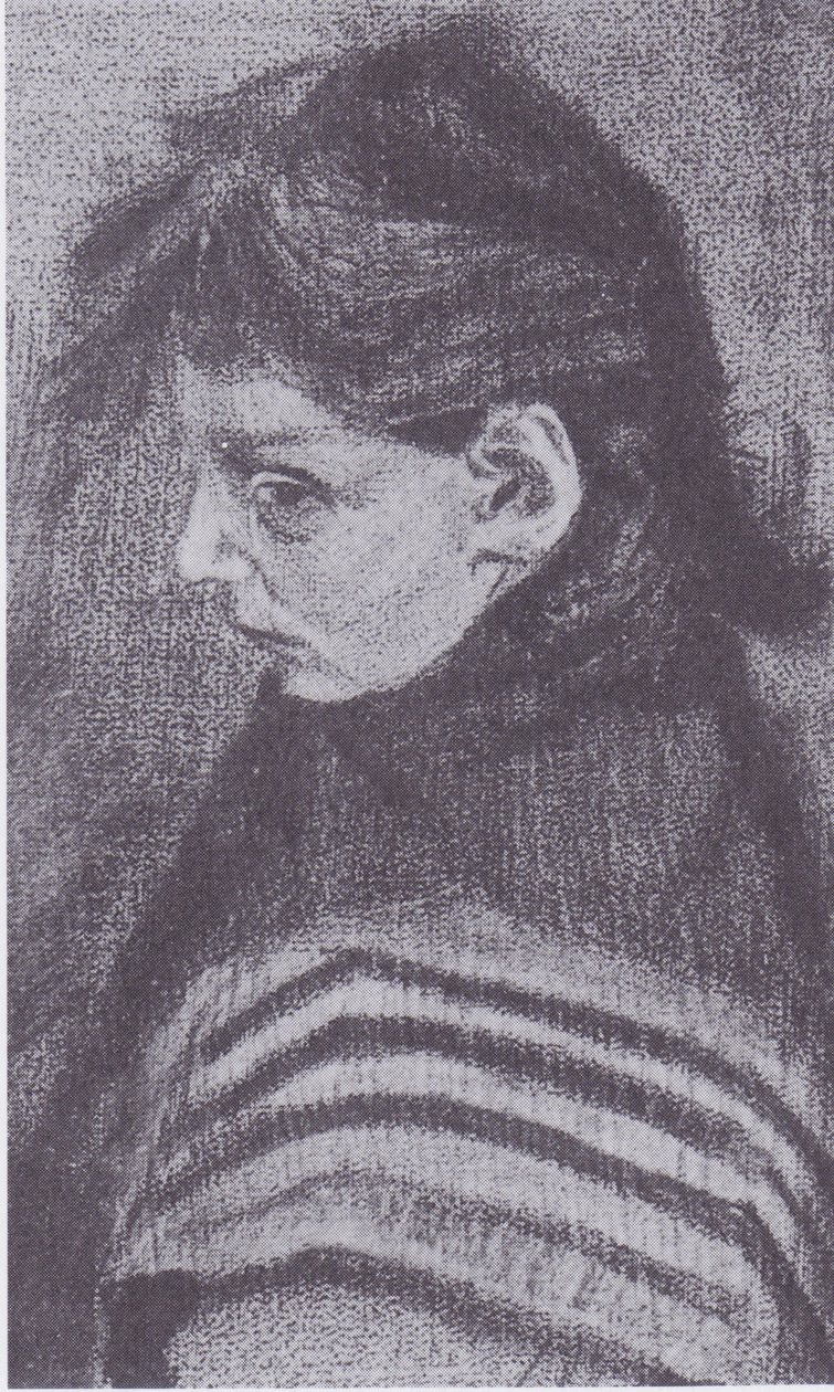 Siens Tochter mit Schal von Vincent van Gogh