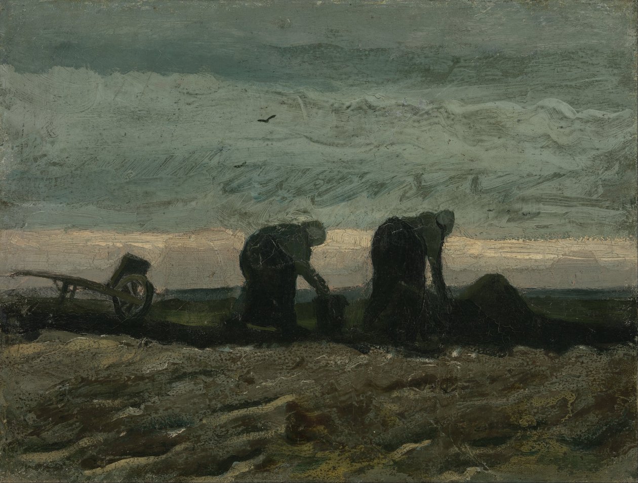 Zwei Frauen auf der Heide von Vincent van Gogh