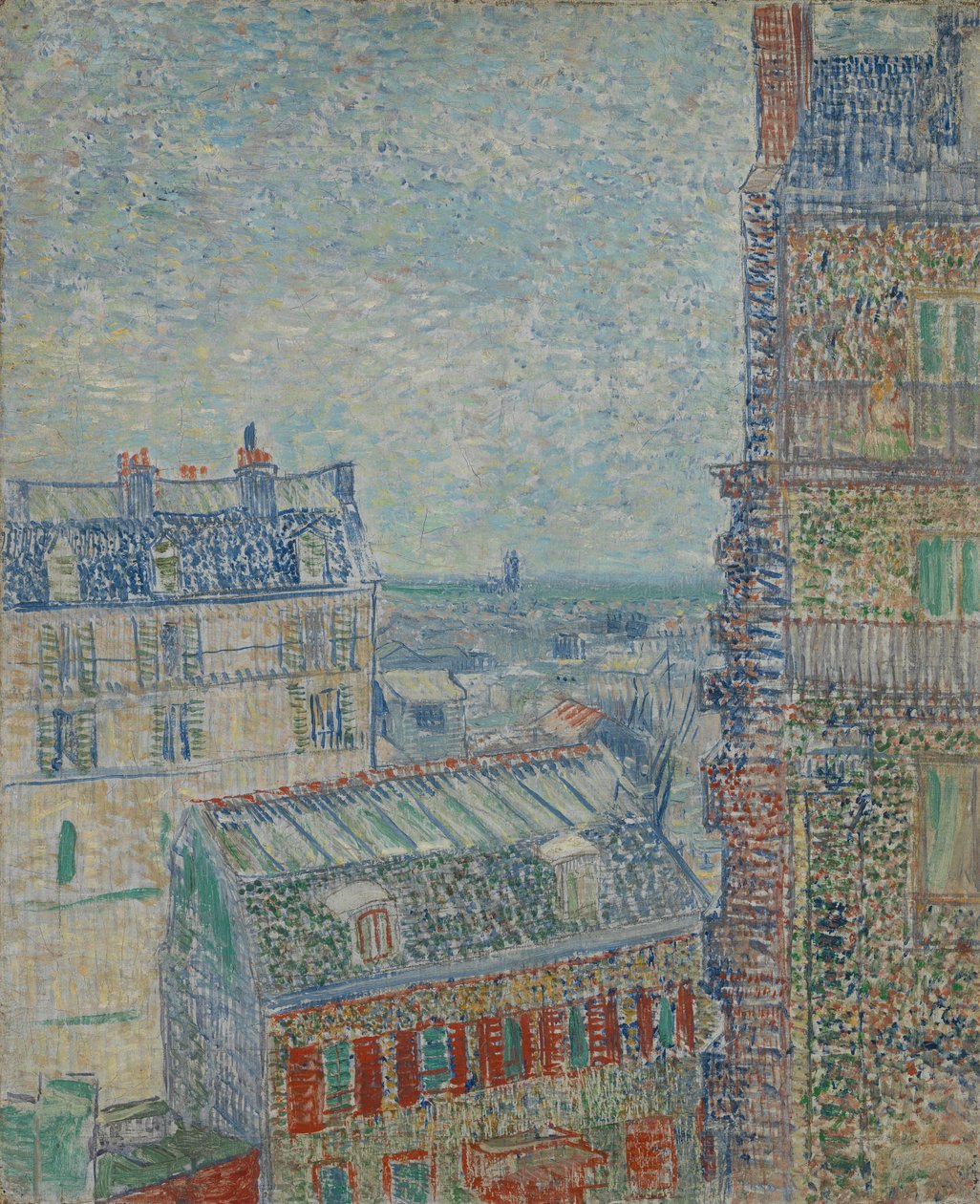 Blick aus Theos Wohnung von Vincent van Gogh