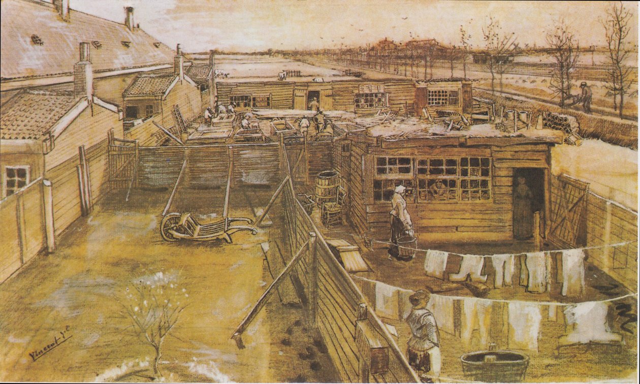 Zimmermannswerkstatt von Vincent van Gogh