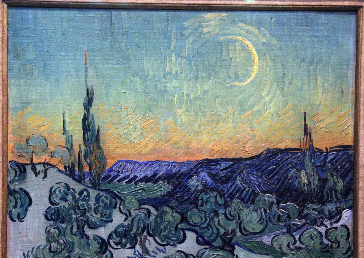 Spaziergang in der Dämmerung von Vincent van Gogh