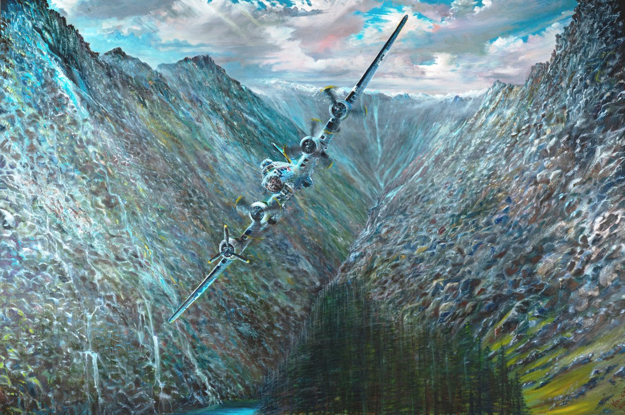 B17G Schweizer Landung 2 von Vincent Alexander Booth