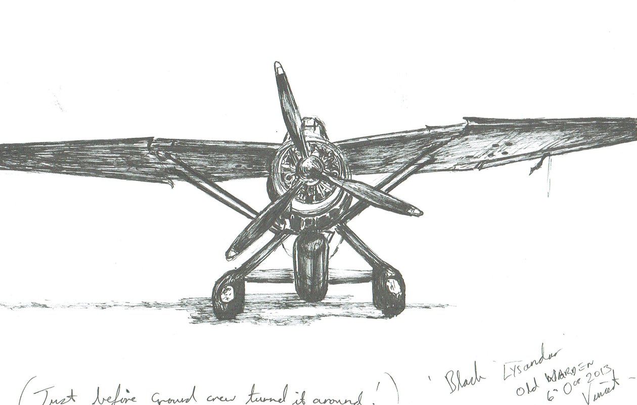 Lysander in Old Warden, 2012 von Vincent Alexander Booth