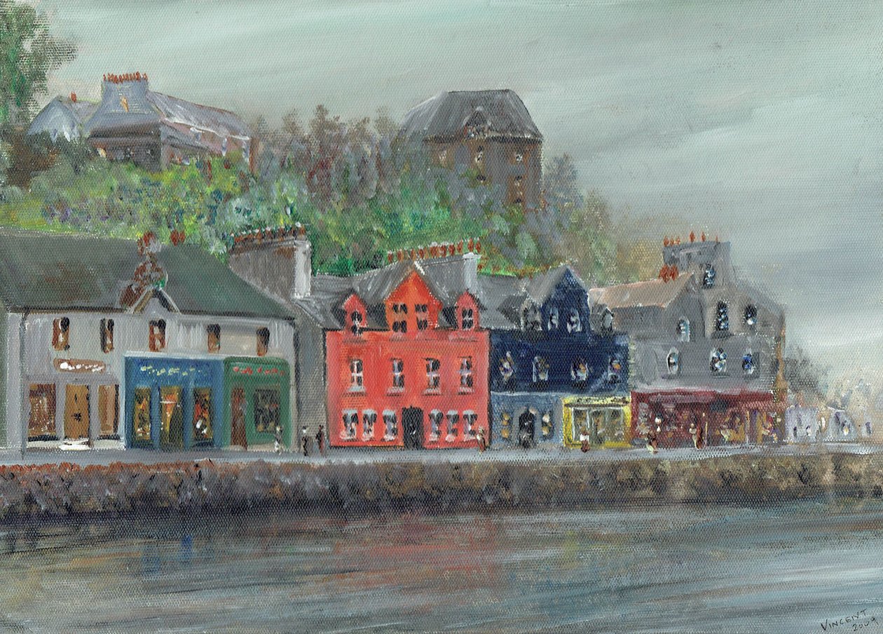 Tobermory im Regen von Vincent Alexander Booth