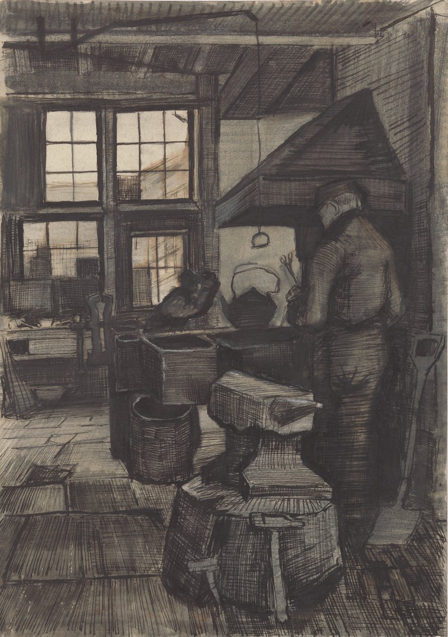 Schmiede von Vincent van Gogh