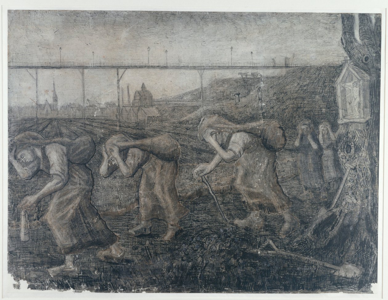 Die Lastenträger von Vincent van Gogh