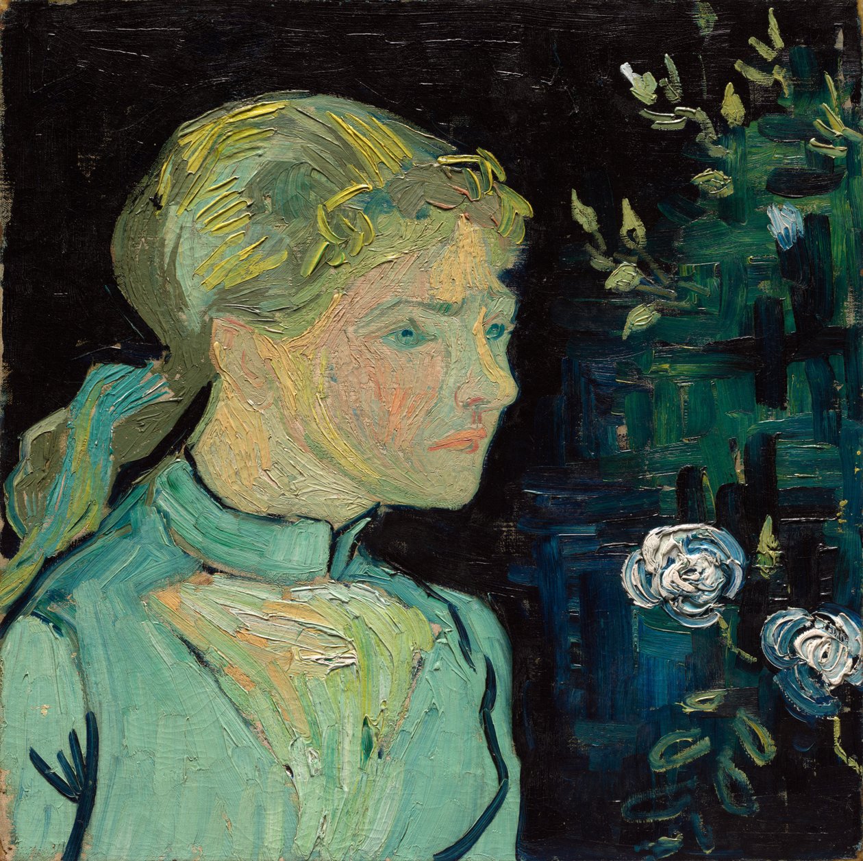 Adeline Ravoux, 1890 von Vincent van Gogh