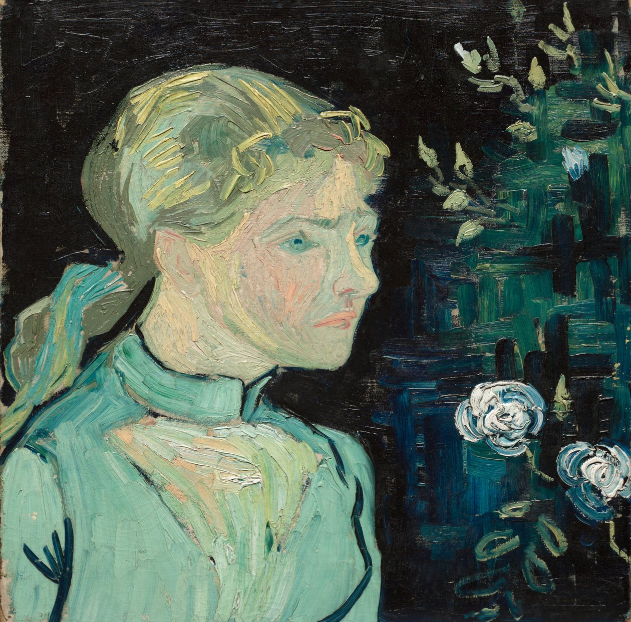 Adeline Ravoux, 1890 von Vincent van Gogh