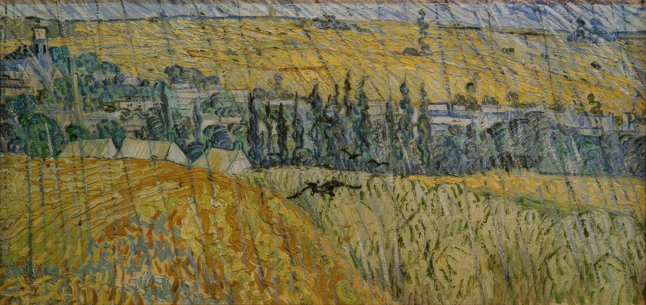 Auvers bei Regen von Vincent van Gogh